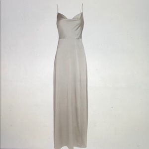 (2) Silk Maxi Dress
